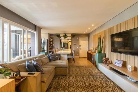 Sala de apartamento para alugar com 3 quartos, 109m² em Mossunguê, Curitiba