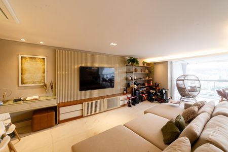 Sala de apartamento à venda com 4 quartos, 204m² em Lourdes, Belo Horizonte