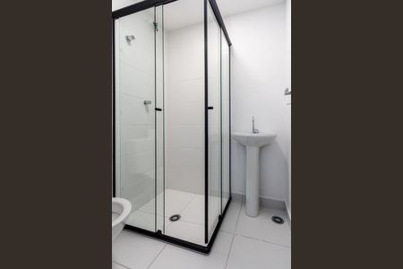 Banheiro de apartamento para alugar com 2 quartos, 34m² em Parque Industrial Tomas Edson, São Paulo