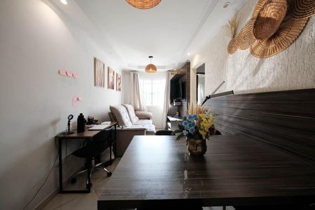 Sala/Cozinha de apartamento à venda com 2 quartos, 59m² em Vila Araguaia, São Paulo