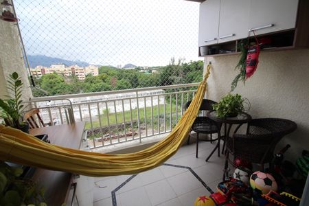 Varanda de apartamento à venda com 3 quartos, 70m² em Taquara, Rio de Janeiro