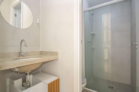 Apartamento para alugar com 40m², 1 quarto e 1 vaga Apartamento para alugar com 40m², 1 quarto e 1 vagaBanheiro Social