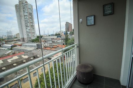 Varanda da Sala de Jantar de apartamento para alugar com 2 quartos, 60m² em Jardim Sabara, São Paulo