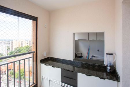 Varanda da Sala de apartamento à venda com 2 quartos, 51m² em Centro, Diadema