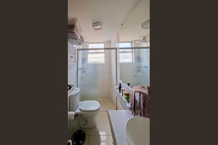 Banheiro de apartamento para alugar com 2 quartos, 50m² em Sagrada Família, Belo Horizonte