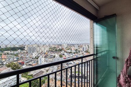 Varanda da Sala de apartamento para alugar com 1 quarto, 42m² em Jardim Olavo Bilac, São Bernardo do Campo