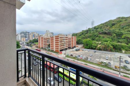 Varanda da Sala de apartamento para alugar com 2 quartos, 50m² em Centro, Niterói