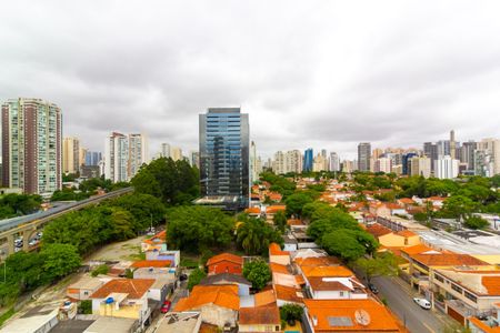 Varanda de kitnet/studio para alugar com 1 quarto, 24m² em Vila Cordeiro, São Paulo