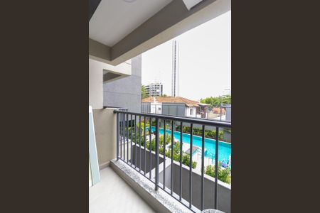 Varanda de kitnet/studio para alugar com 1 quarto, 24m² em Vila Cordeiro, São Paulo