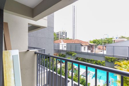 Varanda de kitnet/studio para alugar com 1 quarto, 24m² em Vila Cordeiro, São Paulo
