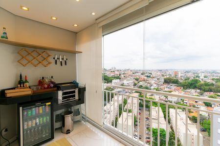 Varanda da Sala de apartamento à venda com 1 quarto, 50m² em Jardim Ibitirama, São Paulo