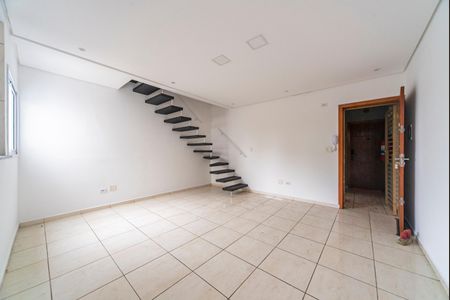 Sala de apartamento para alugar com 3 quartos, 121m² em Vila Pires, Santo André