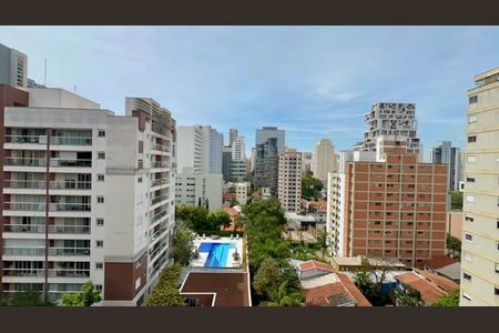 Vista da Sala de apartamento para alugar com 2 quartos, 70m² em Pinheiros, São Paulo