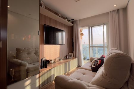 Sala de apartamento à venda com 2 quartos, 51m² em Jardim São Jorge, Guarulhos