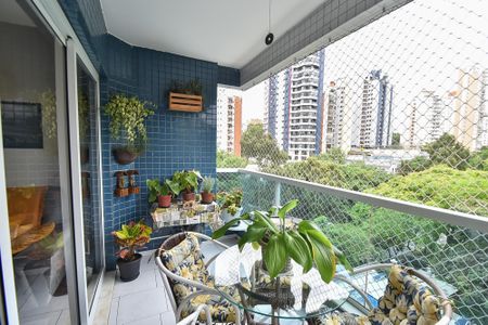 Varanda da sala de apartamento à venda com 4 quartos, 154m² em Jardim Vila Mariana, São Paulo