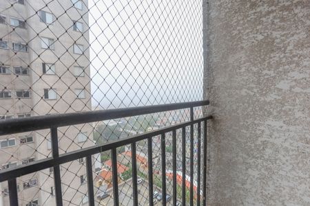 Varanda da sala  de apartamento para alugar com 3 quartos, 59m² em Centro, Diadema