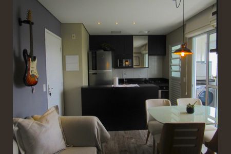 Sala - Cozinha de apartamento à venda com 2 quartos, 47m² em Padroeira, Osasco