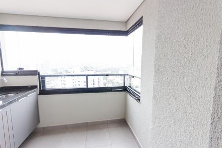 Varanda  de apartamento para alugar com 2 quartos, 64m² em Parque das Nações, Santo André