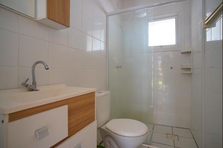 Banheiro Corredor de casa de condomínio à venda com 2 quartos, 80m² em Morro Santana, Porto Alegre