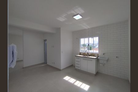 Sala/Cozinha de casa para alugar com 1 quarto, 40m² em Vila Brasilina, São Paulo