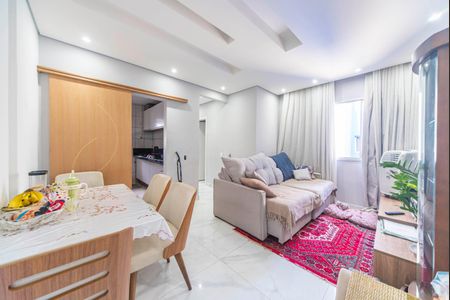 Sala de apartamento para alugar com 2 quartos, 55m² em Vila Lutécia, Santo André
