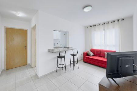 Sala de apartamento para alugar com 1 quarto, 70m² em Jardim Esplanada, São José dos Campos