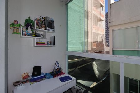 Varanda da Sala de apartamento à venda com 3 quartos, 140m² em Parque das Nações, Santo André