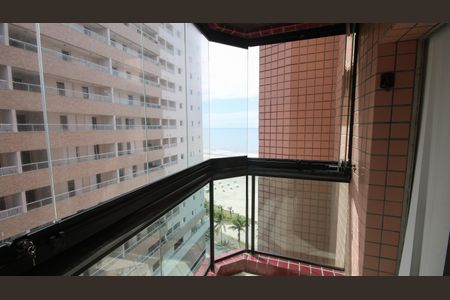 Varanda da Sala de apartamento para alugar com 2 quartos, 108m² em Vila Caiçara, Praia Grande