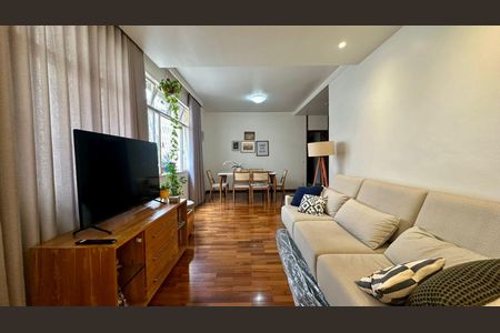 Sala  de apartamento à venda com 3 quartos, 106m² em Cruzeiro, Belo Horizonte