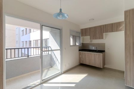 Sala e Cozinha de apartamento para alugar com 1 quarto, 30m² em Vila Buarque, São Paulo