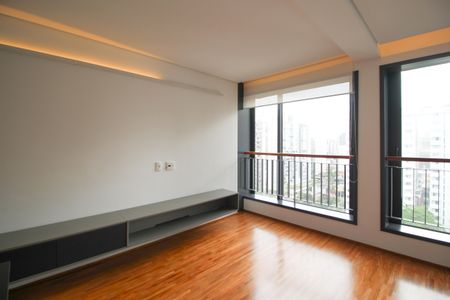 Sala de apartamento para alugar com 1 quarto, 50m² em Indianópolis, São Paulo