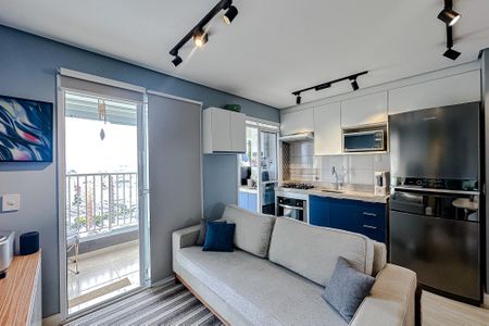 Sala de apartamento à venda com 1 quarto, 38m² em Belenzinho, São Paulo