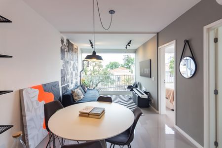 Sala  de apartamento à venda com 2 quartos, 52m² em Cidade São Francisco, Osasco