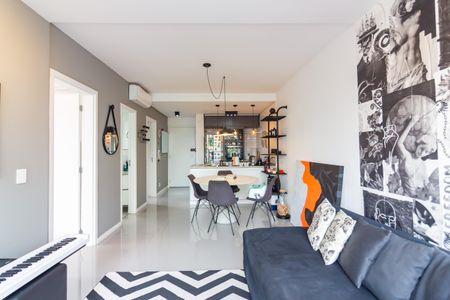 Sala  de apartamento à venda com 2 quartos, 52m² em Cidade São Francisco, Osasco