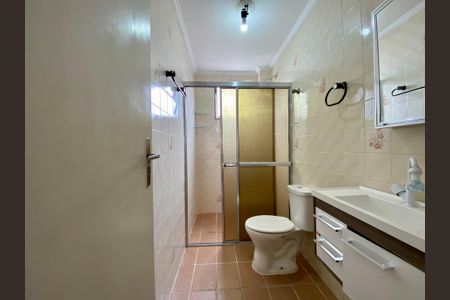 Banheiro Social de apartamento para alugar com 1 quarto, 75m² em Cidade Ocian, Praia Grande