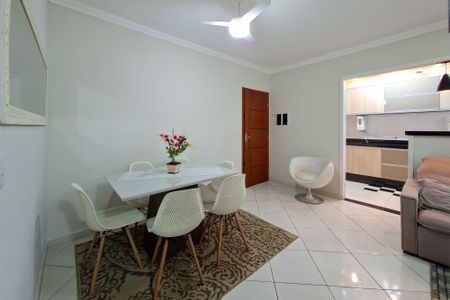 Sala de apartamento para alugar com 1 quarto, 55m² em Guilhermina, Praia Grande