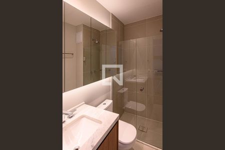 Banheiro Social de apartamento para alugar com 1 quarto, 24m² em Santa Cecília, São Paulo