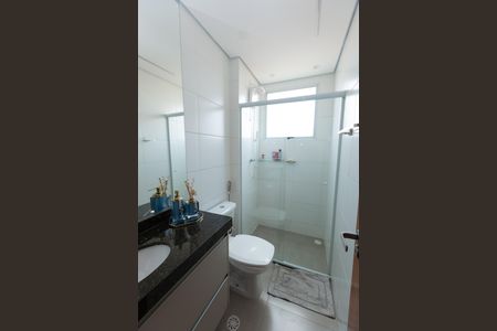 Banheiro Social de apartamento para alugar com 2 quartos, 53m² em Eldorado, Contagem