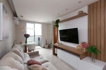 Sala de apartamento para alugar com 2 quartos, 53m² em Eldorado, Contagem