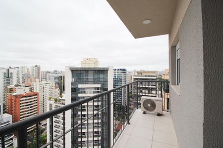 Varanda de kitnet/studio para alugar com 1 quarto, 30m² em Vila Olímpia, São Paulo