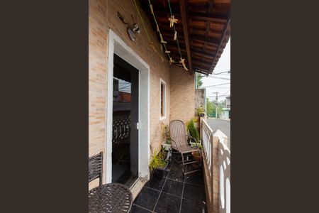 Varanda da Sala de casa para alugar com 2 quartos, 120m² em Gleba do Pêssego, São Paulo