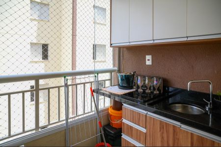 Varanda de apartamento à venda com 2 quartos, 64761m² em Vila Caraguata, São Paulo