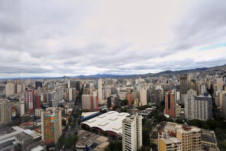 Vista de apartamento à venda com 1 quarto, 47m² em Santo Agostinho, Belo Horizonte