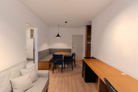 Sala de apartamento para alugar com 1 quarto, 37m² em Bela Vista, São Paulo