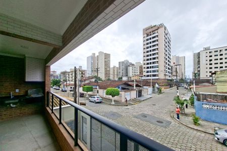 Sacada da Sala de casa de condomínio para alugar com 2 quartos, 71m² em Aviação, Praia Grande