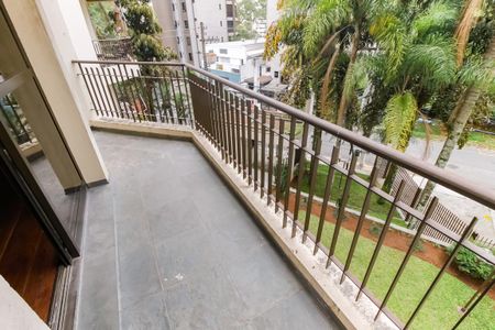 Varanda da Sala de apartamento para alugar com 4 quartos, 166m² em Jardim Ampliacao, São Paulo