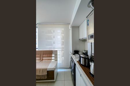 Apartamento à venda com 42m², 1 quarto e 1 vagaVaranda da Sala e Área de Serviço