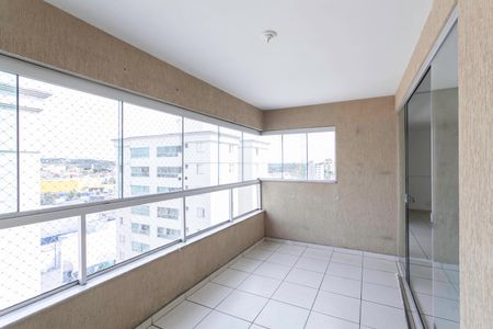 Varanda da sala  de apartamento à venda com 3 quartos, 92m² em Castelo, Belo Horizonte