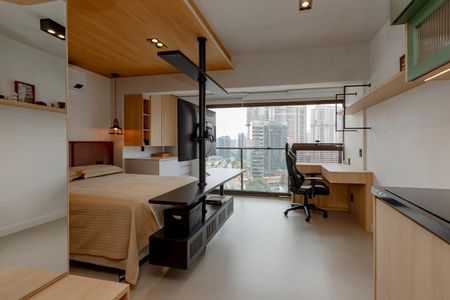 Apartamento para alugar com 27m², 1 quarto e 1 vaga Apartamento para alugar com 27m², 1 quarto e 1 vagaStudio