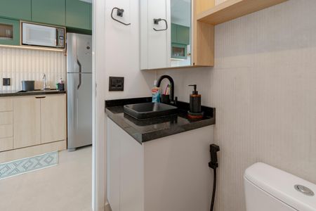 Apartamento para alugar com 27m², 1 quarto e 1 vaga Apartamento para alugar com 27m², 1 quarto e 1 vagaBanheiro